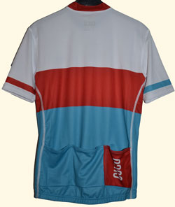 De achterkant van het Tourmalet wielershirt