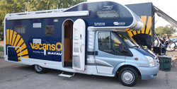 Vacansoleil Pro Cycling Team's mobile home