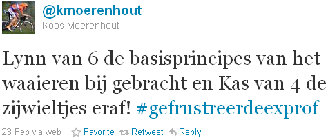 Koos Moerenhout - tweet of the week