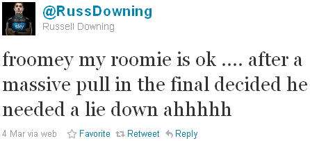 Russell Downing - tweet of the week