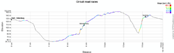 The profile of the Circuit of the road races of the World Championships 2012