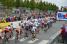 The peloton at the forelast crossing of the finish line (220x)