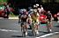 Sastre (CSC), Mayo (Saunier Duval), Verdugo (Euskaltel), Soler (Barloworld), en Garcia Acosta (Caisse d'Epargne) op de Col de la Pierre-Saint-Martin (426x)