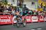 Christian Knees & Marco Velo (Milram) at the finish in Aurillac (237x)