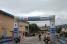 L'arche de départ à Brignoles ... sous un ciel gris (400x)