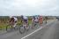 The first breakaway of the day: 9 riders (569x)