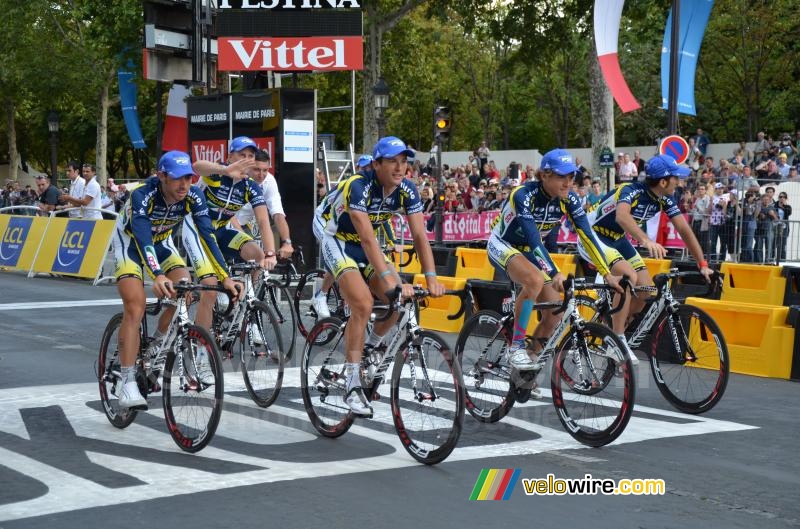L'équipe Vacansoleil-DCM Pro Cycling Team