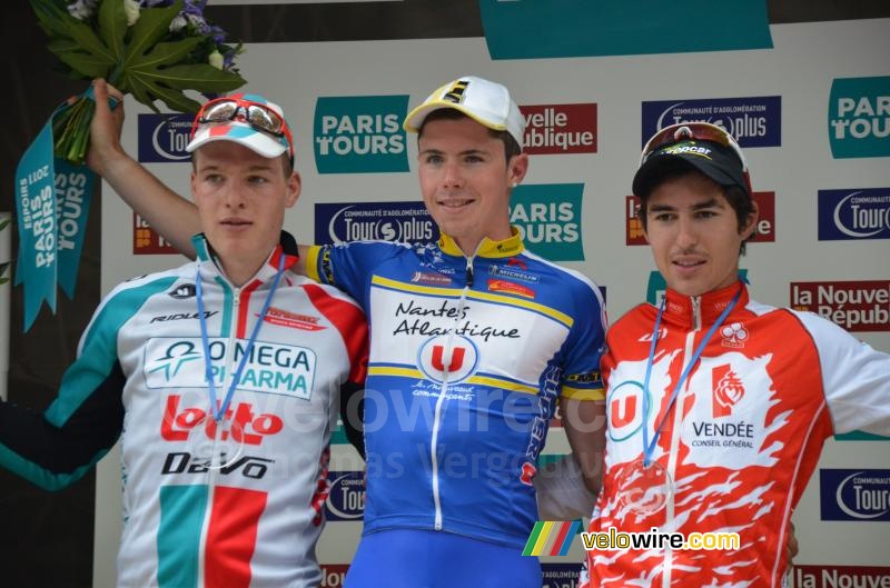 Le podium de Paris-Tours Espoirs (2)