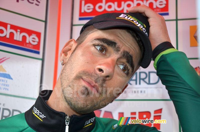 Jérôme Cousin (Team Europcar) after the finish