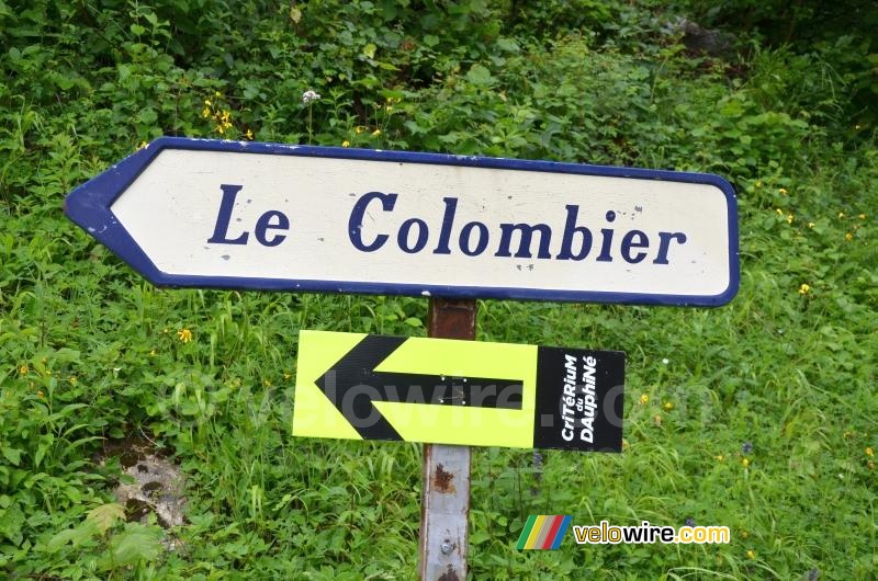 The sign of the Grand Colombier