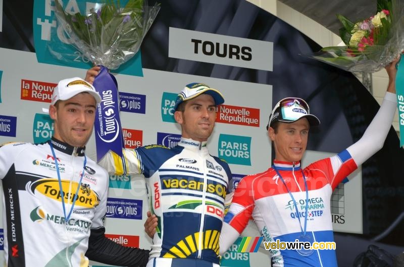The podium of Paris-Tours 2012 (2)