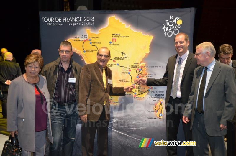 Vaison-la-Romaine op de kaart van de Tour de France 2013