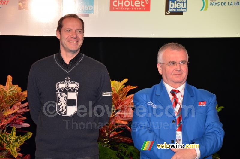 Christian Prudhomme met Franois Faglain