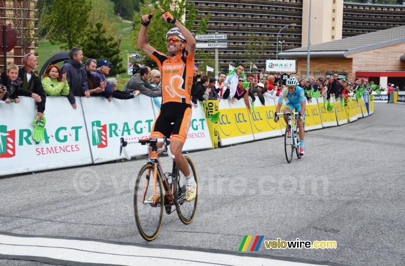 Samuel Sanchez (Euskaltel-Euskadi) wint de etappe (2)