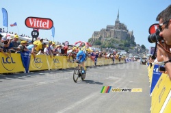 The time trial of the Tour de France 2013 at the Mont Saint-Michel