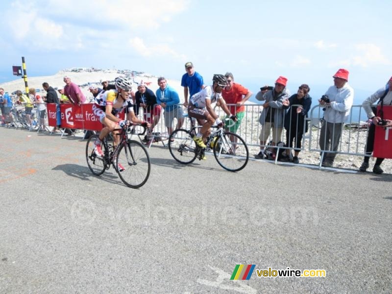 Jean-Christophe Praud (AG2R La Mondiale) & Bart de Clercq (Lotto-Belisol)
