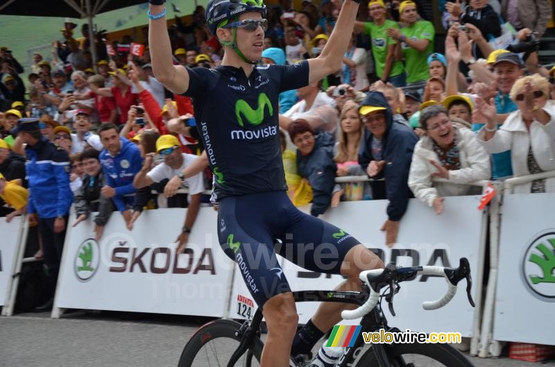 Rui Costa (Movistar) wins the stage in Le Grand-Bornand (2)
