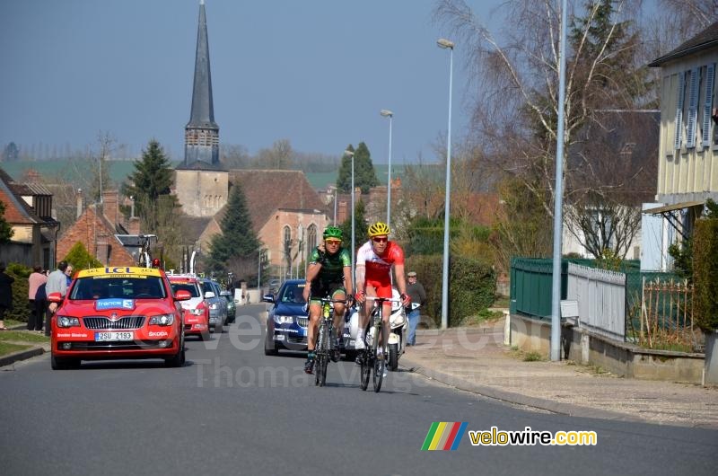 The leading group in Saint-Fargeau (2)