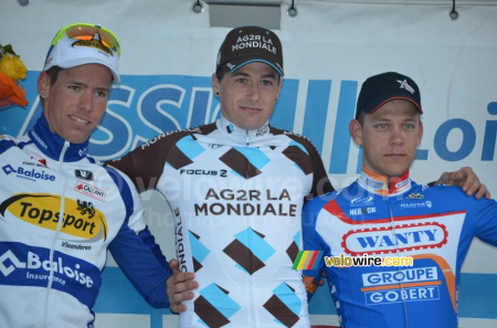 Le podium de la Classic Loire Atlantique 2014