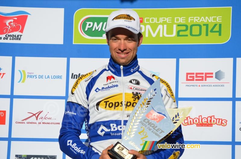 Tom van Asbroeck (Topsport Vlaanderen) vainqueur de Cholet Pays de Loire