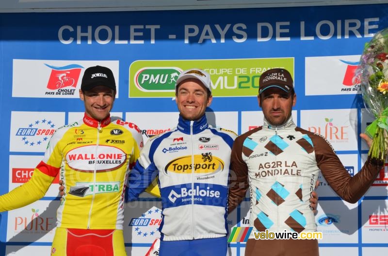 Le podium de Cholet Pays de Loire 2014