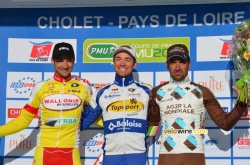 The podium of Cholet Pays de Loire 2014