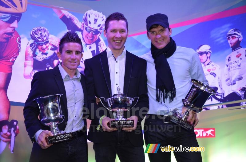 The three best riders of the Coupe de France PMU 2014