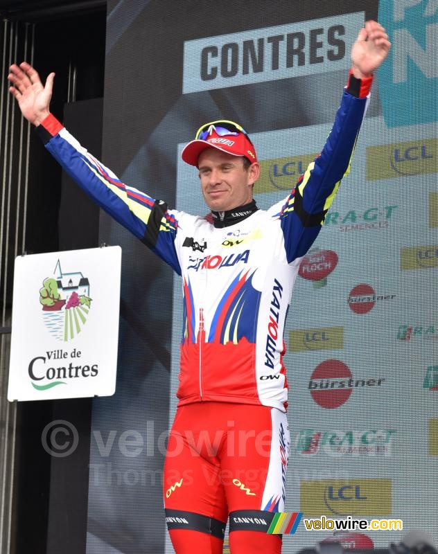 Alexander Kristoff (Team Katusha) op het podium