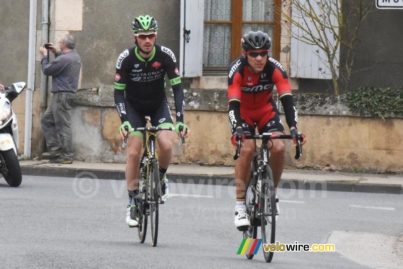 Philippe Gilbert (BMC) & Florian Vachon (Bretagne-Sch)