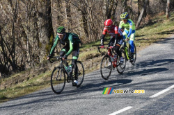 De kopgroep op de Col du Beau Louis