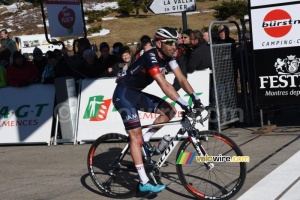 Jérôme Pineau (IAM Cycling), à l'arrivée (377x)
