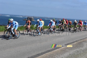The peloton at the sea side (417x)