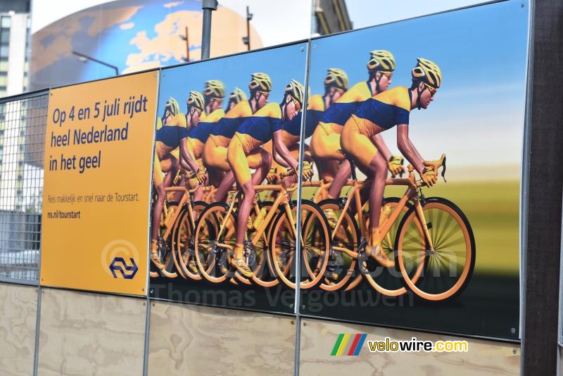 Volgens de NS rijdt dit weekend heel Nederland in het geel