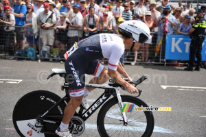 Julian Arredondo avec le Bontrager Flare R