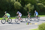 The breakaway: Antwan Tolhoek (Tinkoff-Saxo), Mickael Delage (FDJ), Perrig Qumeneur (Europcar) & Ignatas Konovalovas (Marseille 13-KTM)  (418x)