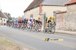 The breakaway with 31 riders