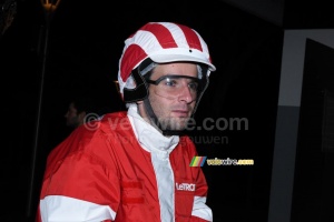 Baptiste Planckaert at the start of the sulkies race (397x)
