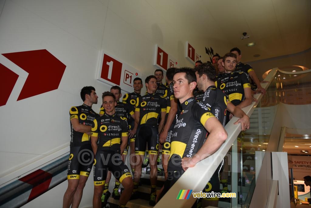 La Team Direct Energie en route vers la saison cycliste 2016