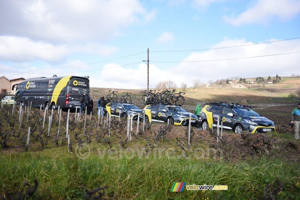 The start in the wineyards: Direct Energie
