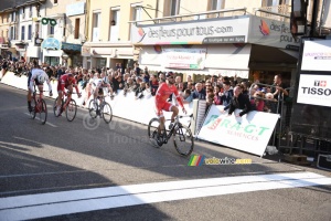 Nacer Bouhanni (Cofidis) wins the stage in Romans-sur-Isère (493x)