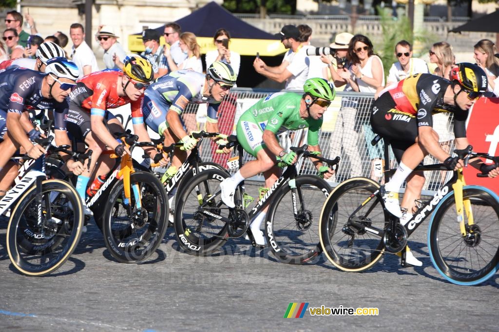 Mark Cavendish (Deceuninck  Quick-Step), groene trui van de Tour de France 2021