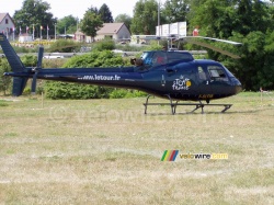 Tour de France helicopter