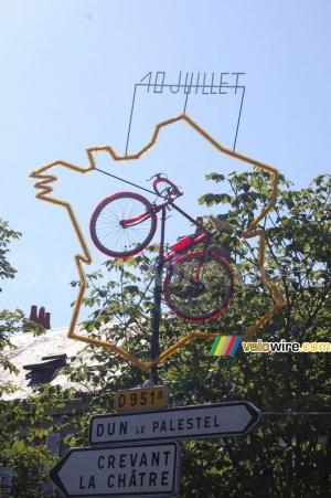 Decoration in Aigurande : France, a real bike country (530x)