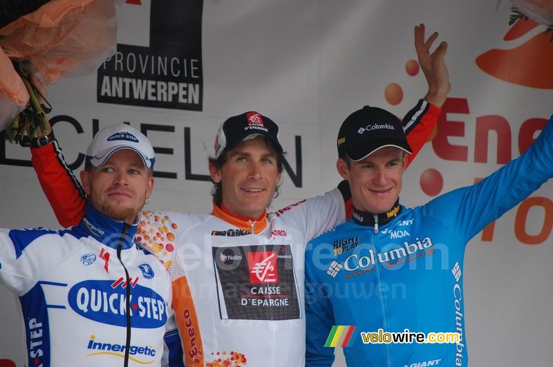 Het podium van de Eneco Tour 2008 (2)