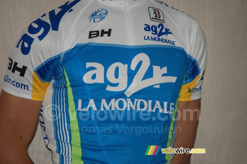 Het shirt van AG2R La Mondiale