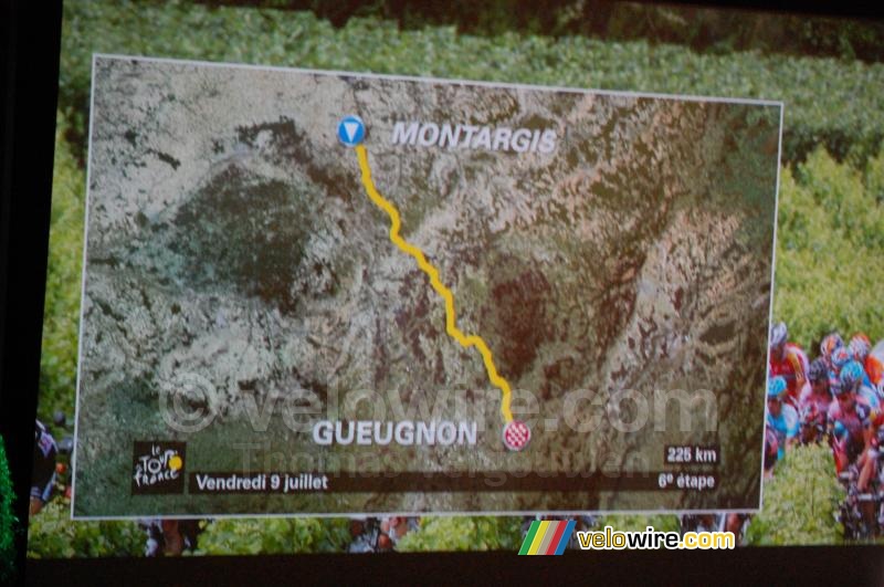 Tour de France 2010: 6 - vrijdag 9 juli - Montargis > Gueugnon - 225 km