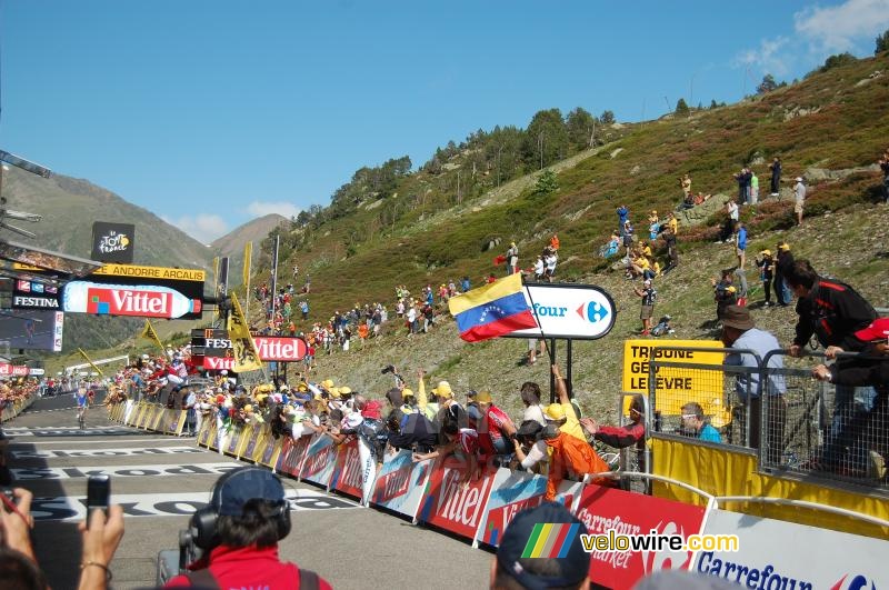 Brice Feillu (Agritubel) wint de etappe op Arcalis (Andorra)
