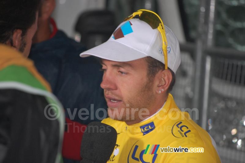 Rinaldo Nocentini (AG2R La Mondiale) in een interview in Colmar