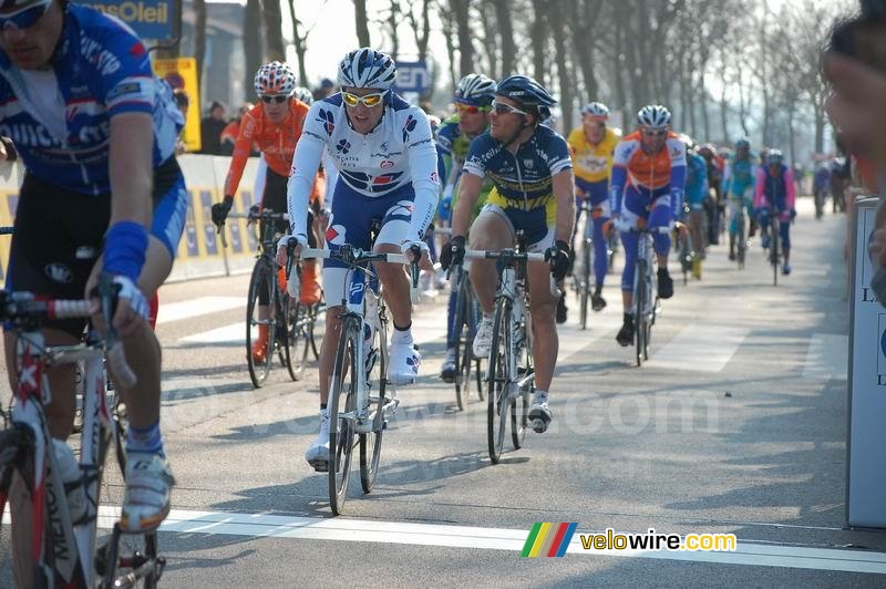Wesley Sulzberger (Franaise des Jeux) & Romain Feillu (Vacansoleil Pro Cycling Team)