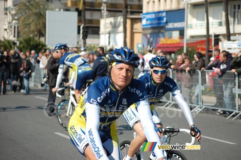 Alberto Ongarato & Marco Marcato (Vacansoleil Pro Cycling Team)